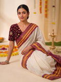Onam Special Mul  Cotton Nakul Border Saree