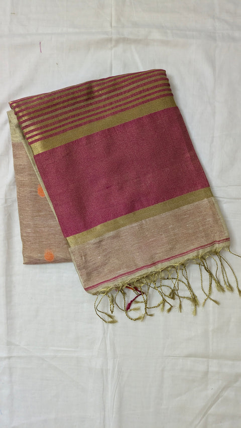 Mohe Rang Do Laal Tissue Banarasi Saree
