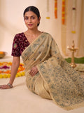 Mul Cotton Katha Embroidery Saree