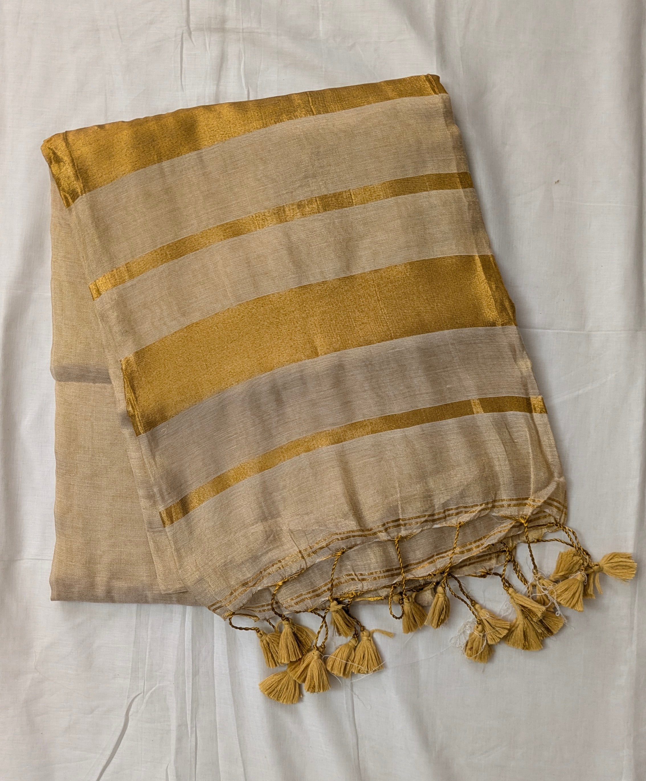 Onam Special Mul Tissue Saree