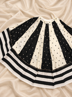 Nachde Ne Saare – Black & Ivory Panelled Wedding Ghagra