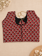 Dot Flower Marron Black