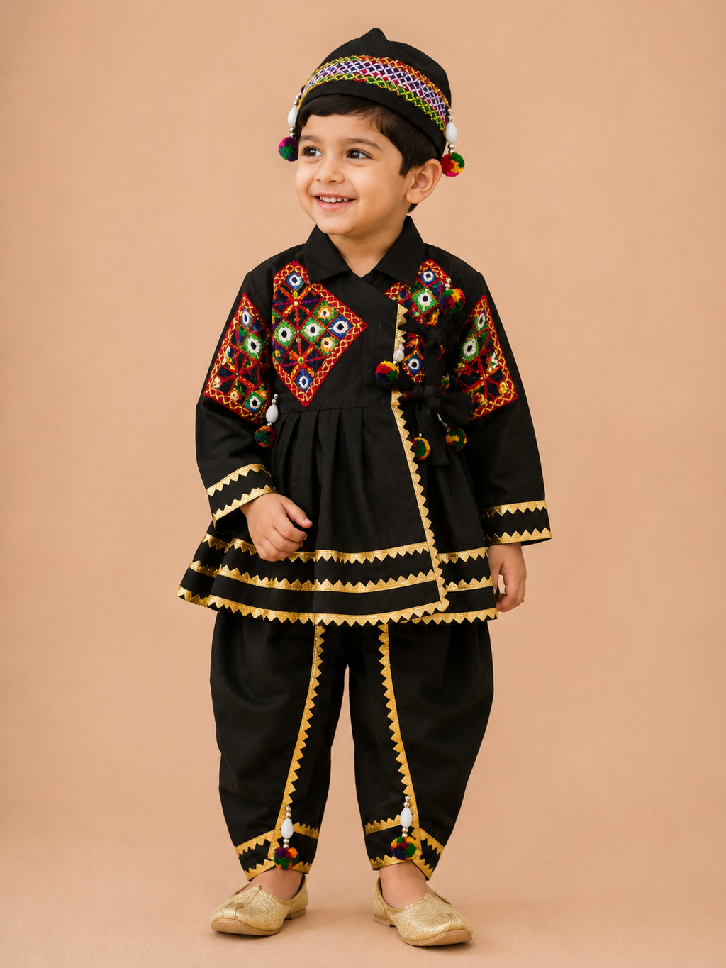 Boys Black Kedia