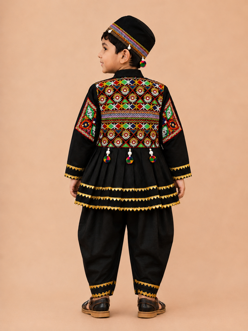 Boys Black Kedia