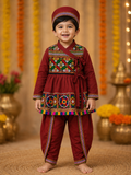 Boys Red Kedia