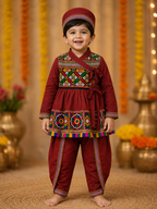 Boys Red Kedia