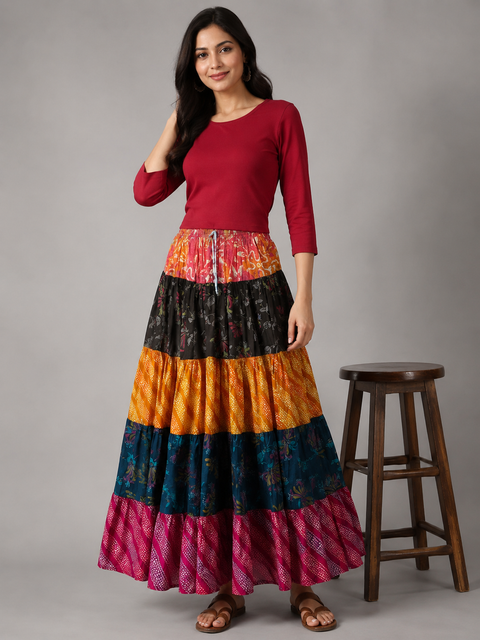 Rangjhilmil Skirt