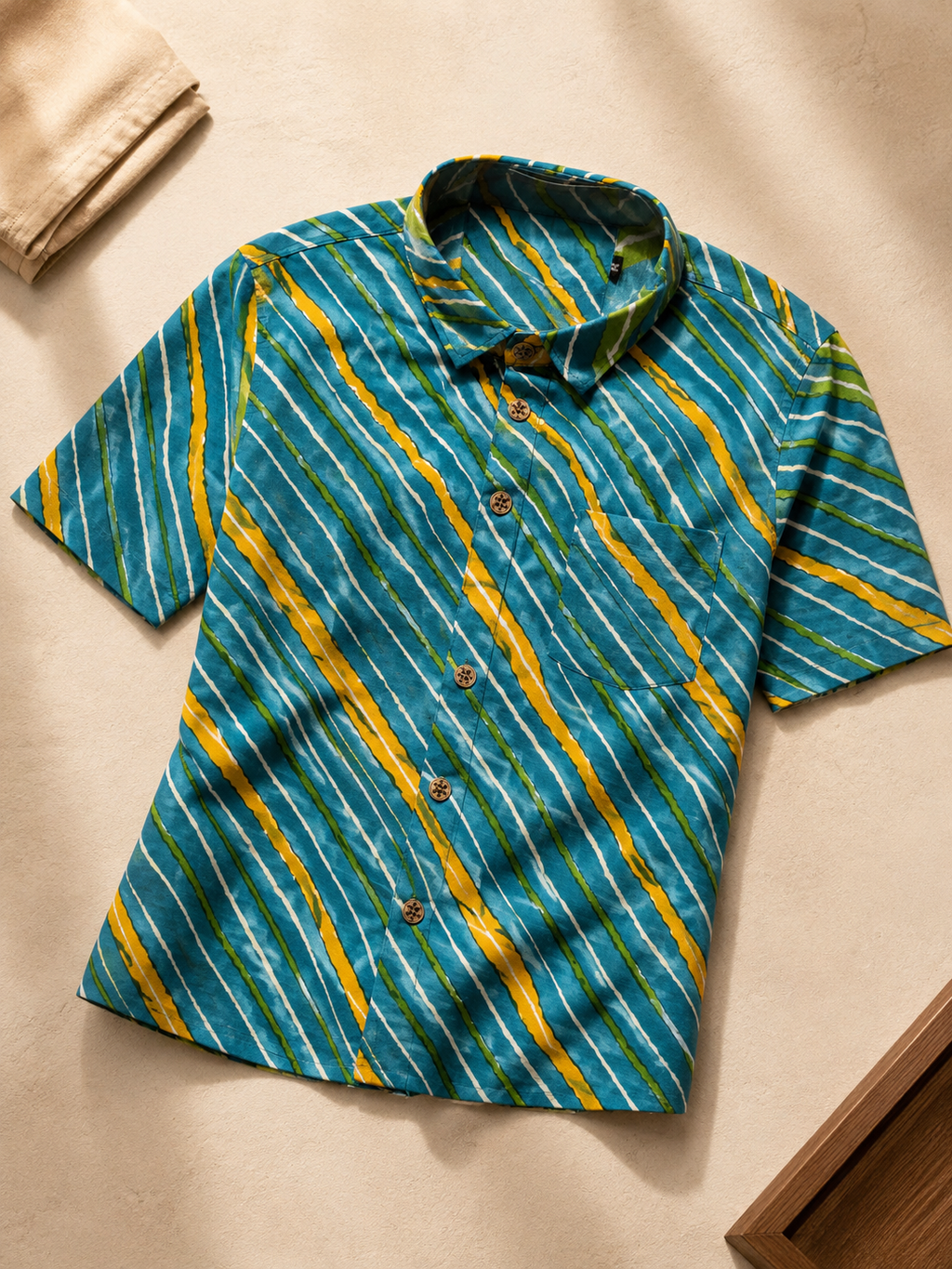 Blue Leheriya Shirt