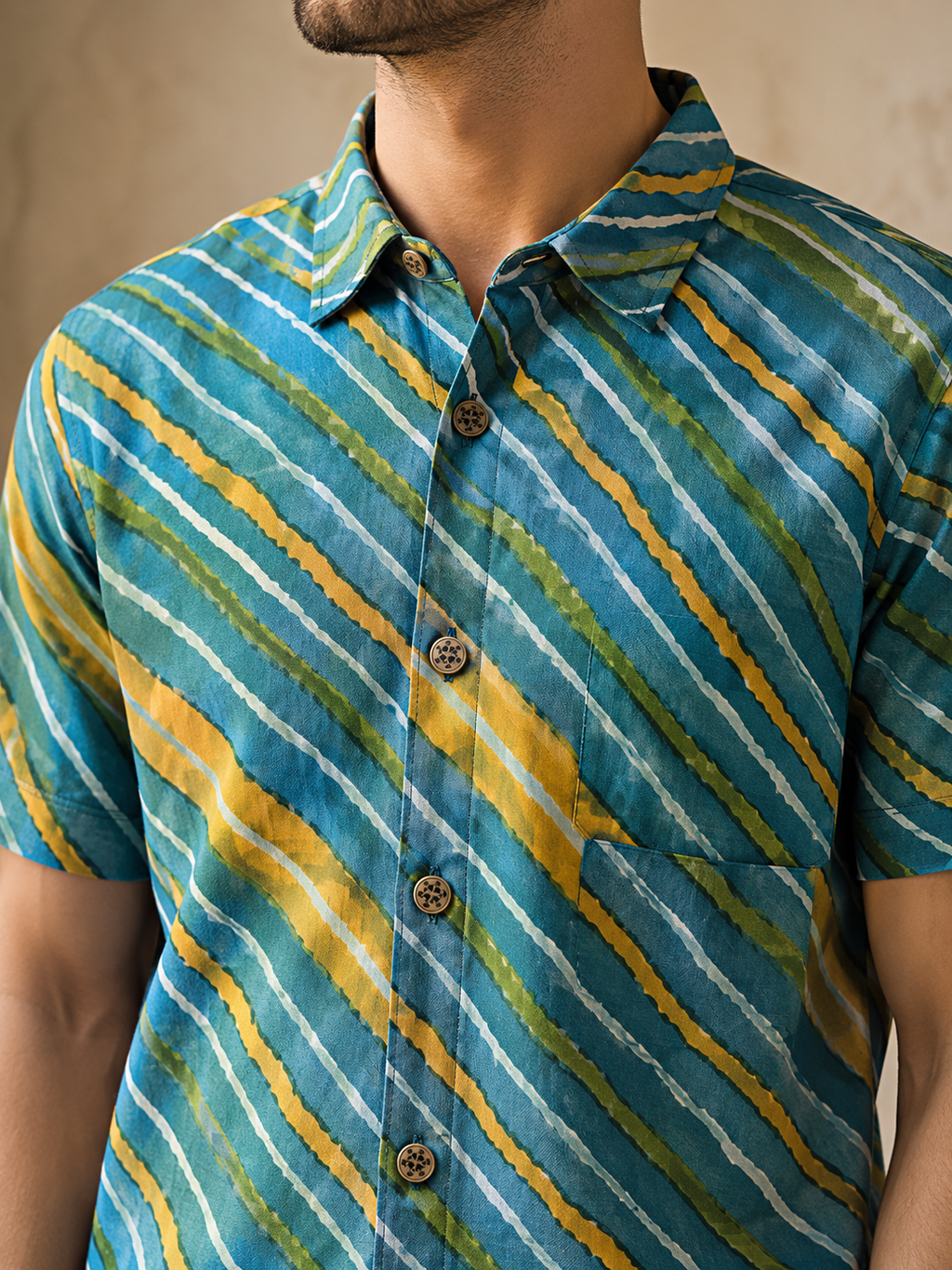 Blue Leheriya Shirt