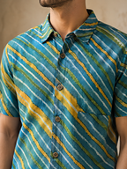Blue Leheriya Shirt