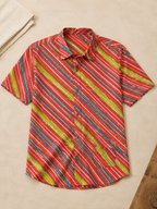 Red Leheriya Shirt