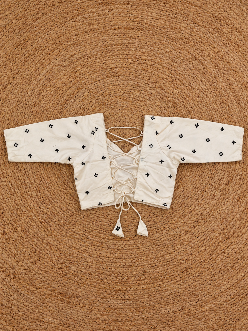 Nachde Ne Saare – Black & Ivory Panelled Wedding Ghagra