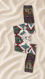 Blouse back and tie detail