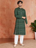 Desi Boyz – Bandhani Print Kurta for Men