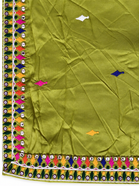 Rang Rasiya Parrot Green Full Chakra Chania Choli