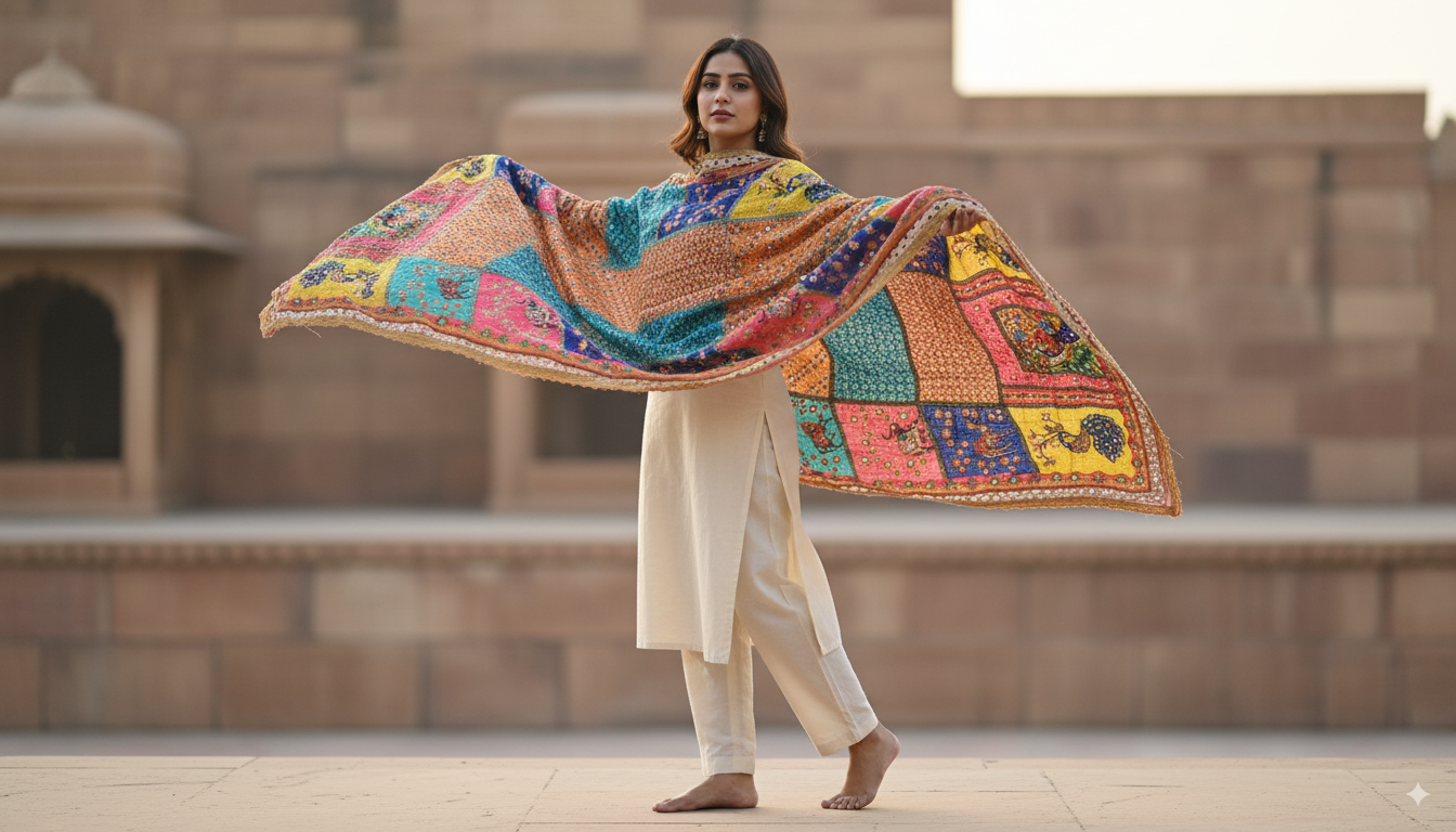 Multi-colour Dupatta