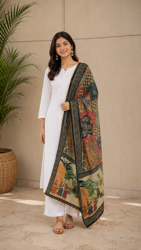 Gokul Leela Signature Dupatta