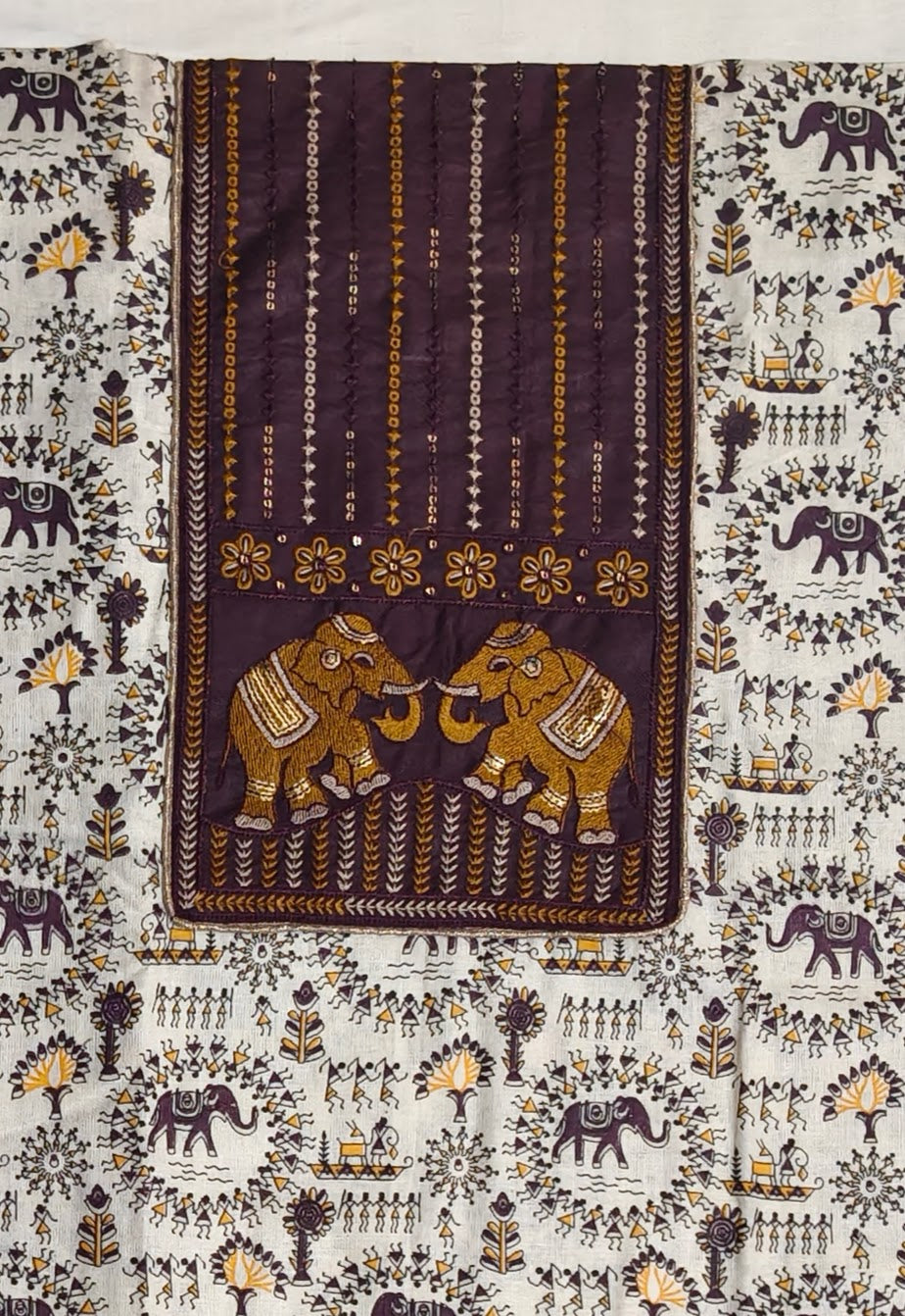 Gajlok Warli Dress Material