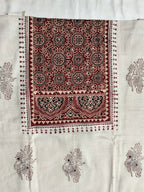 Noor-e-Ajrakh Dress Material