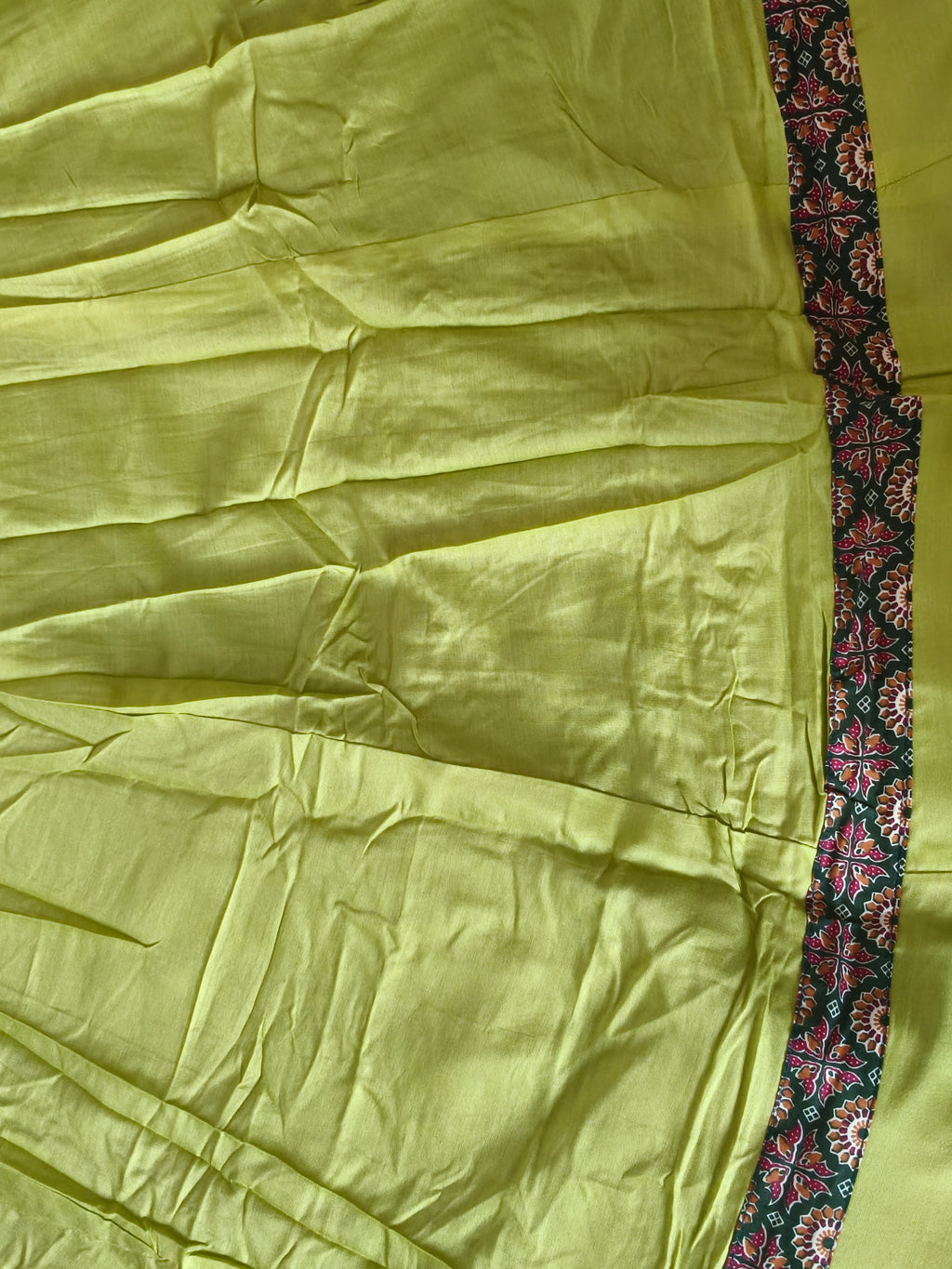 Ulat Palat Teal & Parrot Green Reversible Navratri Lehenga- 2 looks in One
