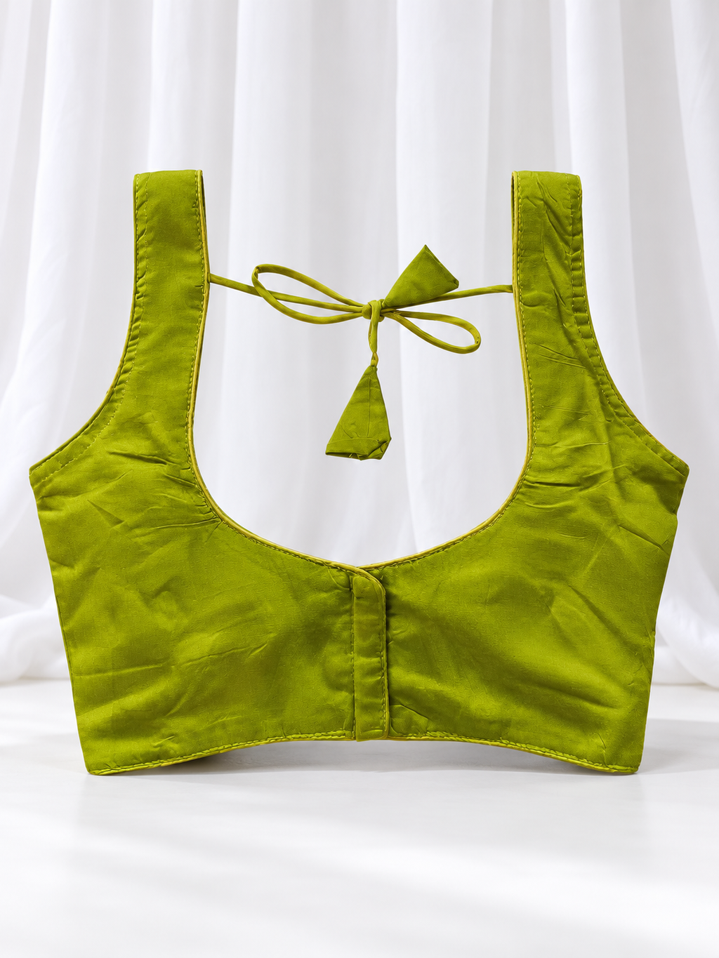 Triangle Elephant corset blouse Green Chaniya Choli