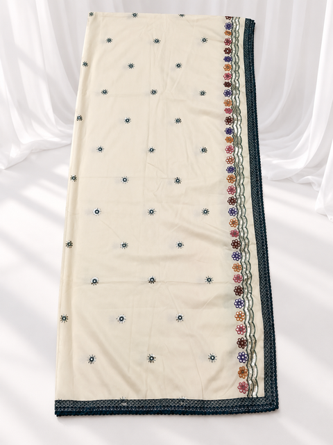 Kajrare Blue Mango Paisley Embroidered Chaniya Choli product detail