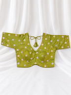 Kajrare Parrot Green Mango Paisley Embroidered Chaniya Choli product detail
