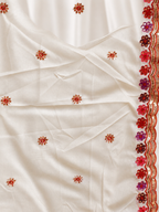 Kajrare Orange Mango Paisley Embroidered Chaniya Choli product detail