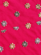Kajrare Pink Mango Paisley Embroidered Chaniya Choli product detail
