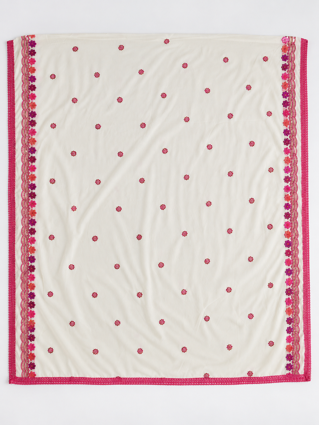 Kajrare Pink Mango Paisley Embroidered Chaniya Choli product detail