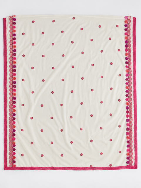 Kajrare Pink Mango Paisley Embroidered Chaniya Choli product detail