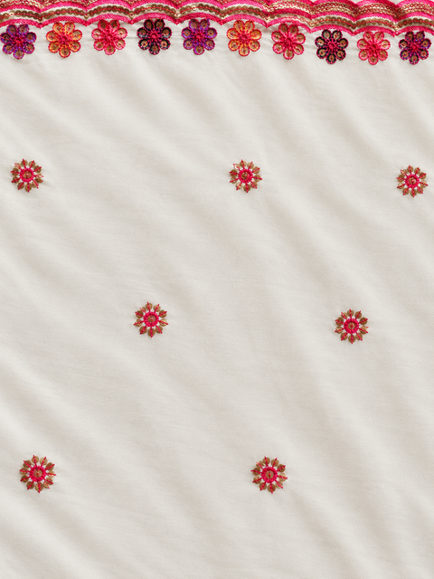 Kajrare Pink Mango Paisley Embroidered Chaniya Choli product detail