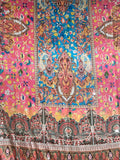Rang Barse Pink Mirror Work Dupatta