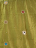Mehendi Green Mirror Work Dupatta