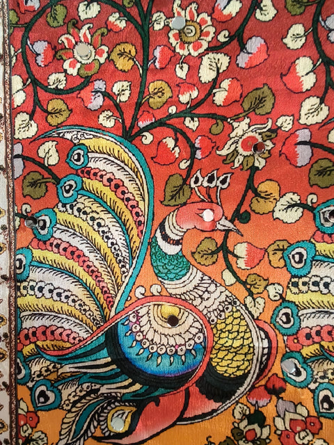 Morni Raas Peacock Print Dupatta
