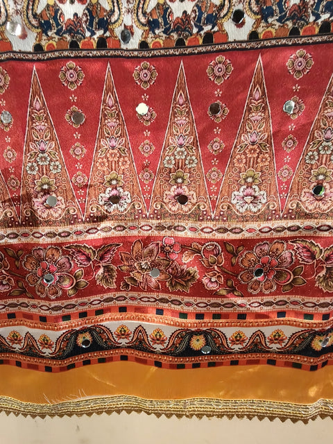 Morni Raas Peacock Print Dupatta