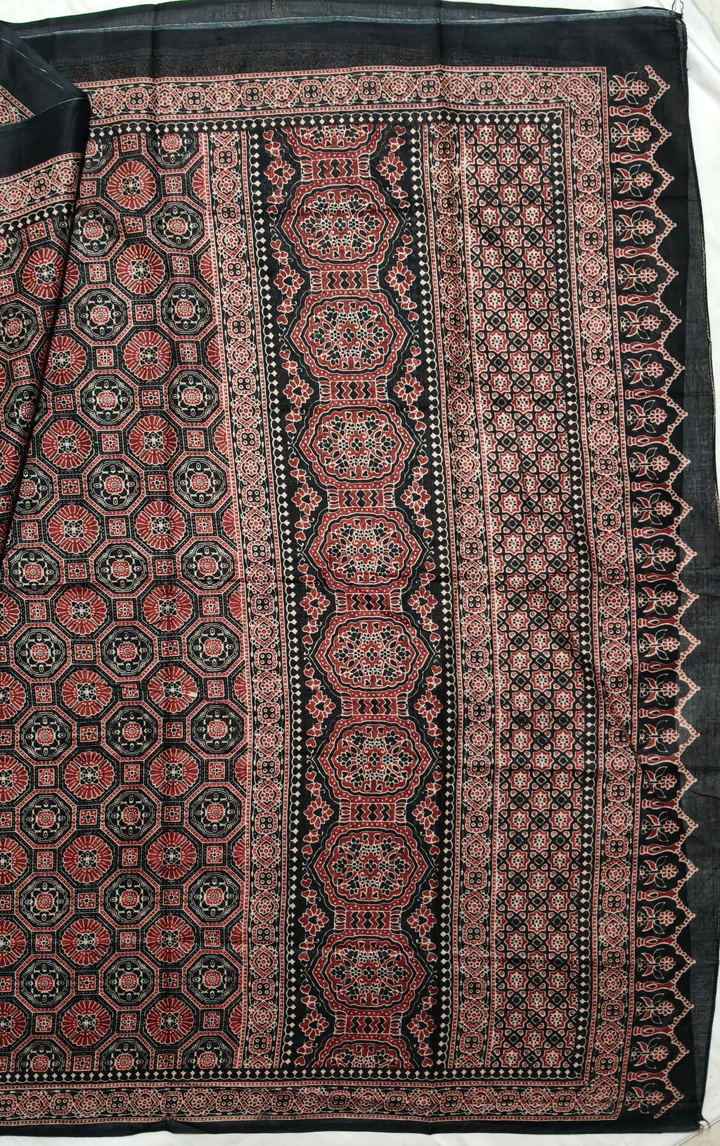 Noor Ajrakh Dress Material
