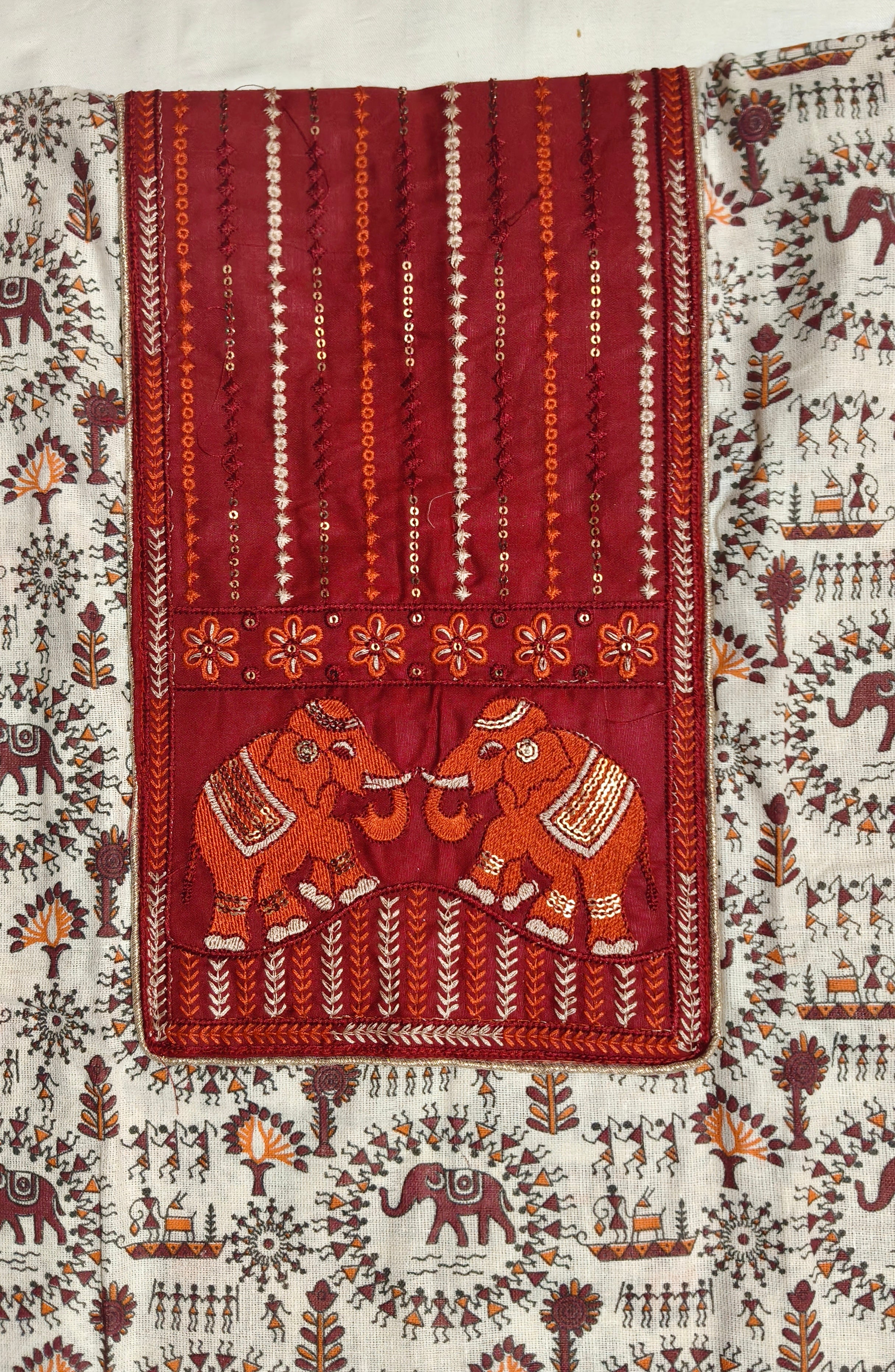 Gajlok Warli Dress Material 🐘