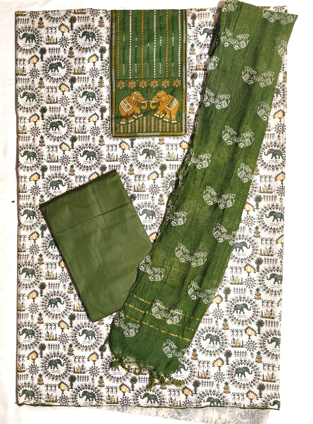 Gajlok Warli Dress Material