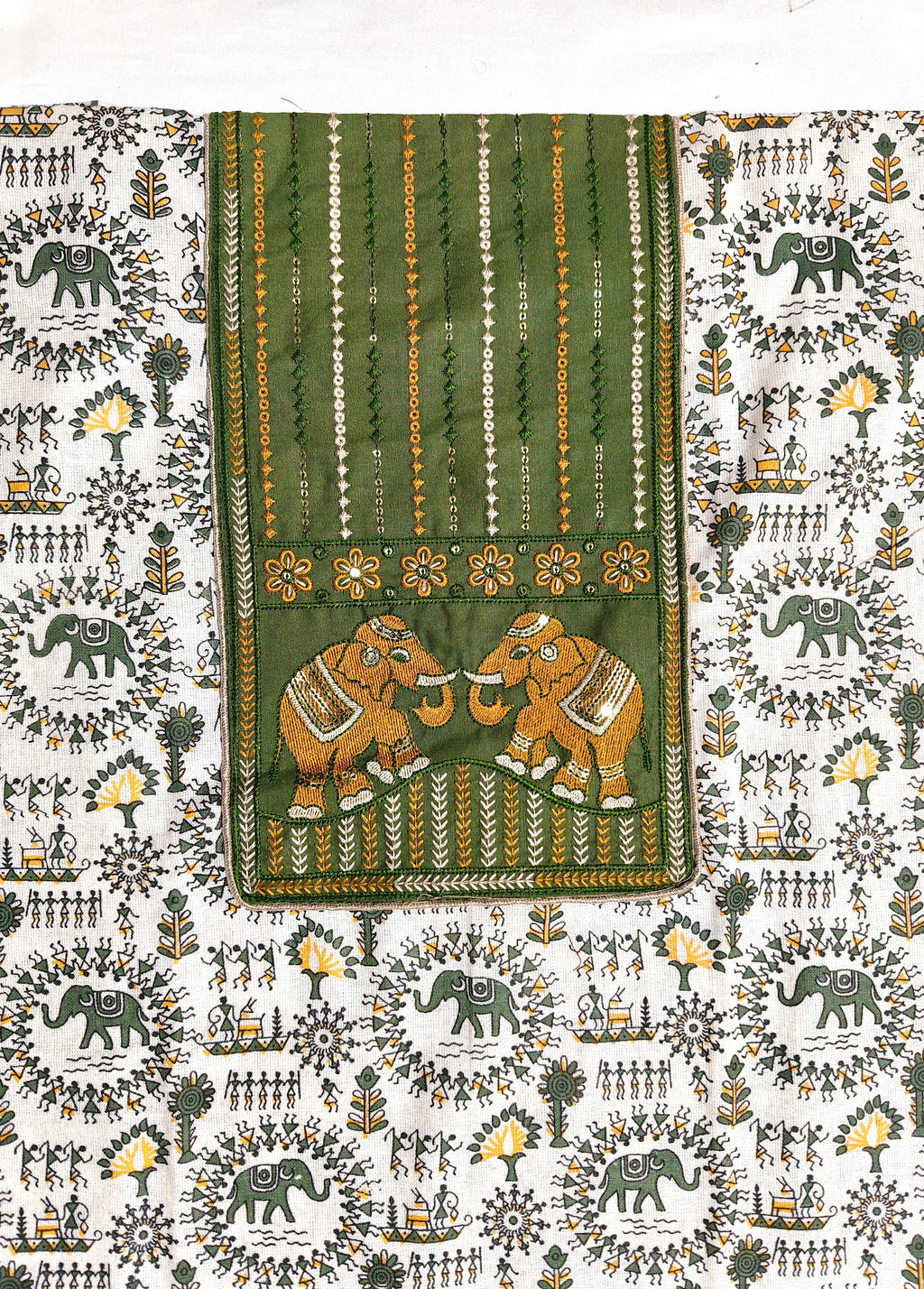 Gajlok Warli Dress Material