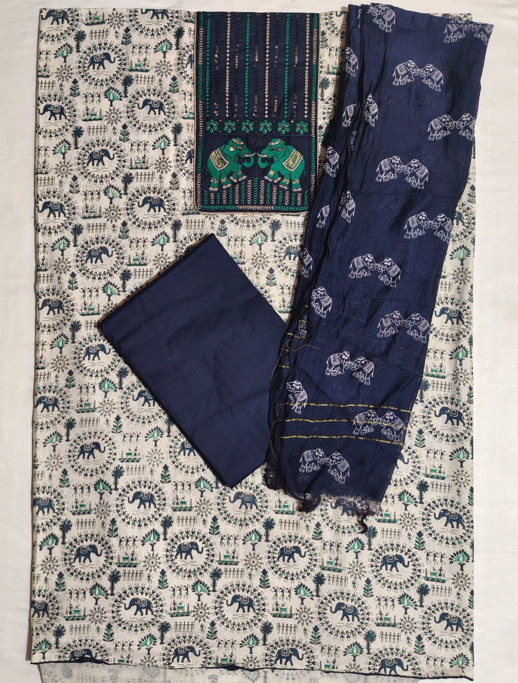 Gajlok Warli Dress Material