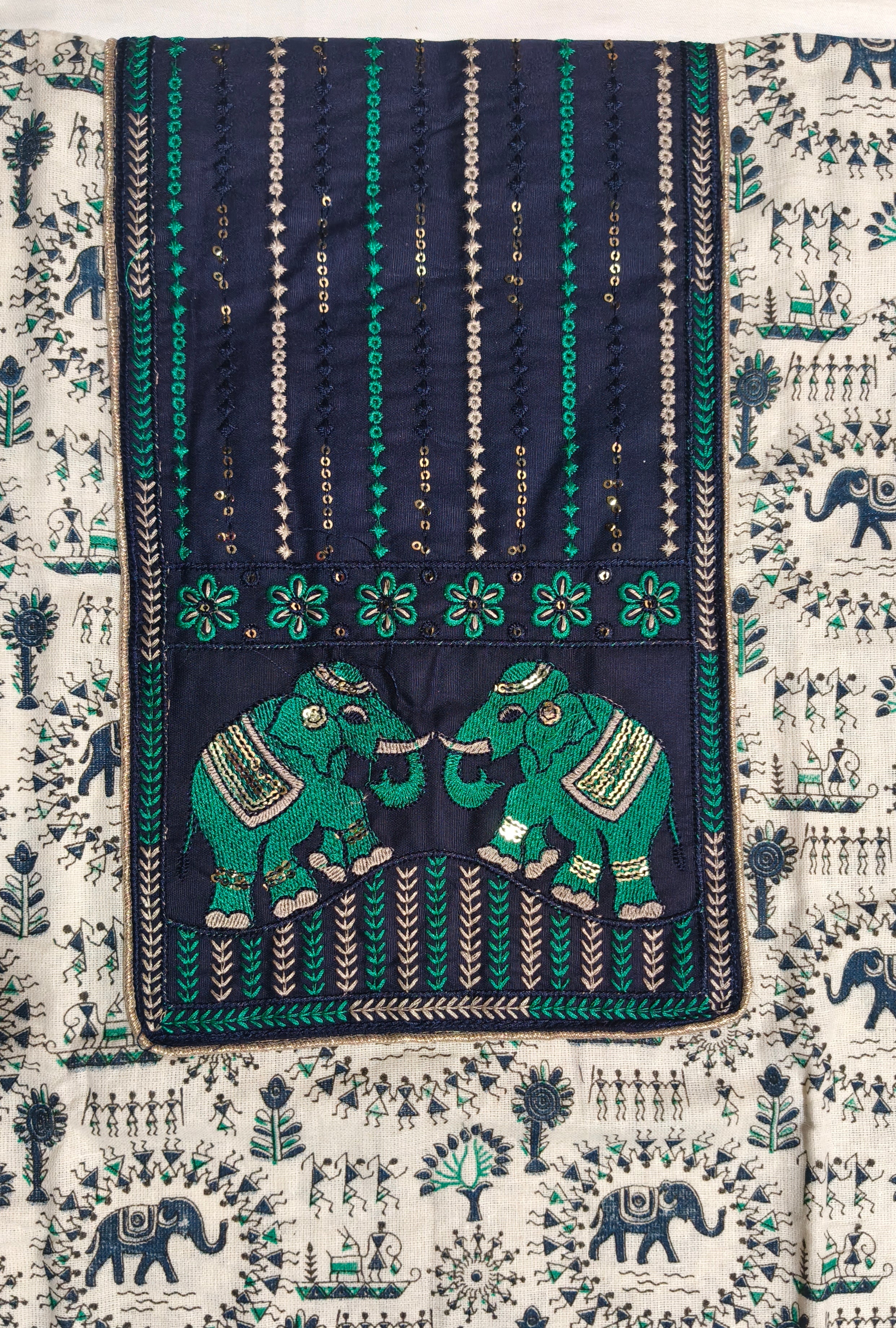 Gajlok Warli Dress Material