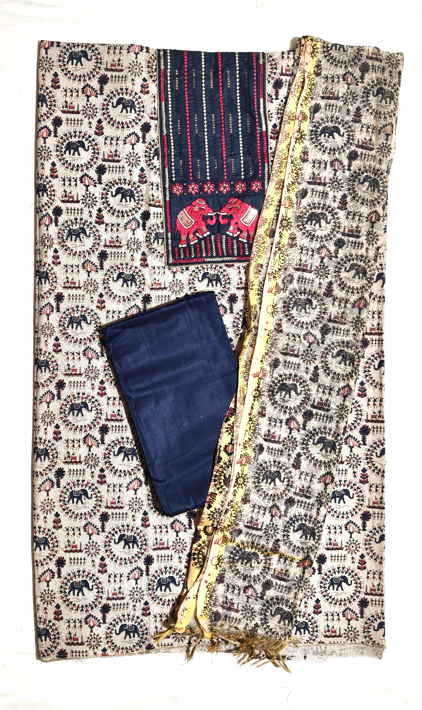 Gajlok Warli Dress Material