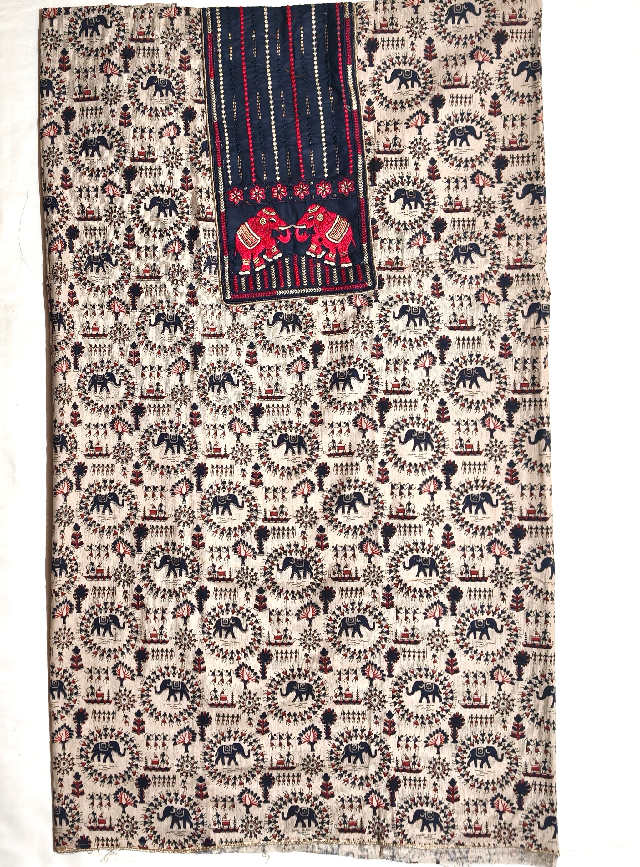 Gajlok Warli Dress Material