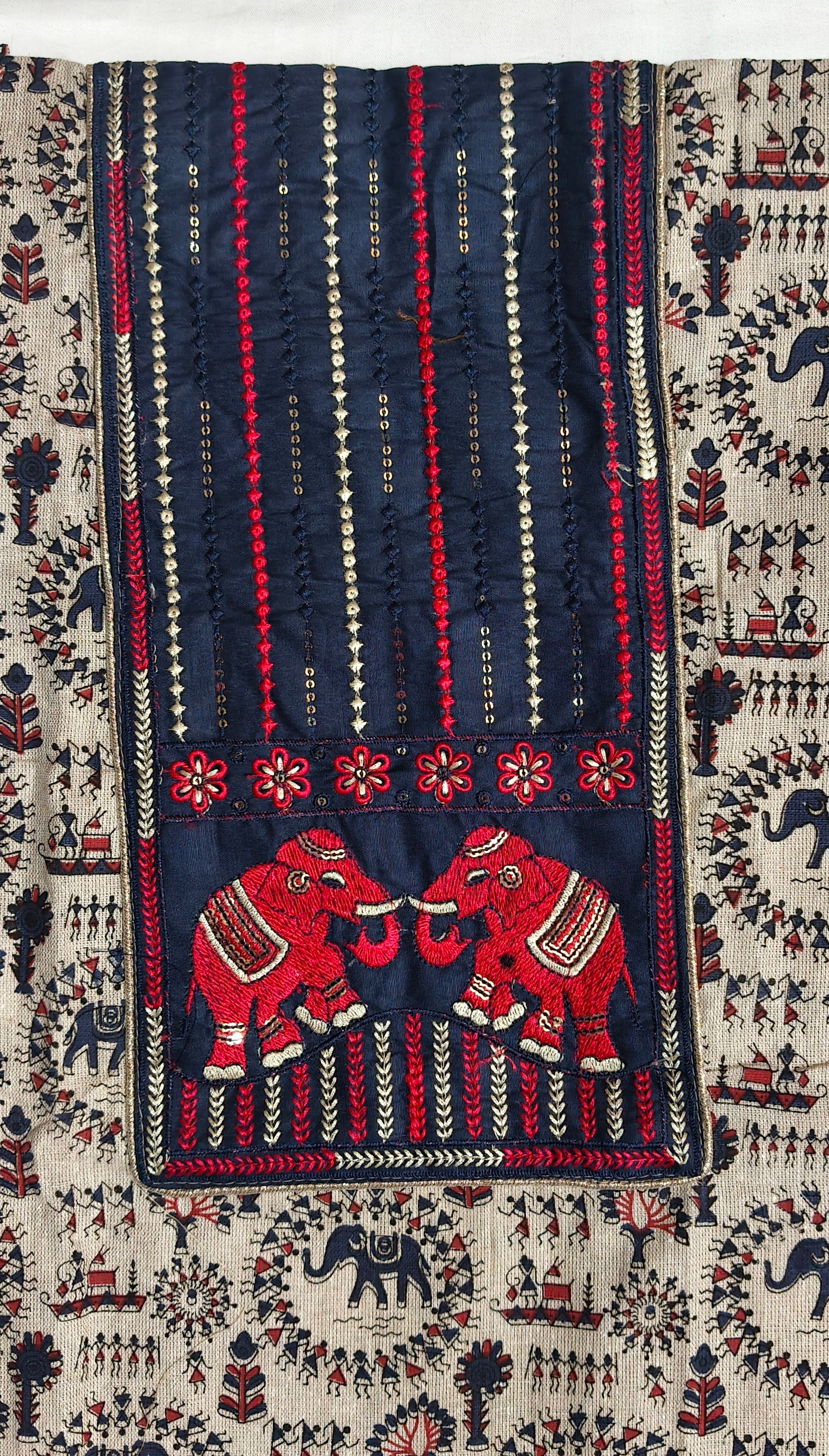 Gajlok Warli Dress Material