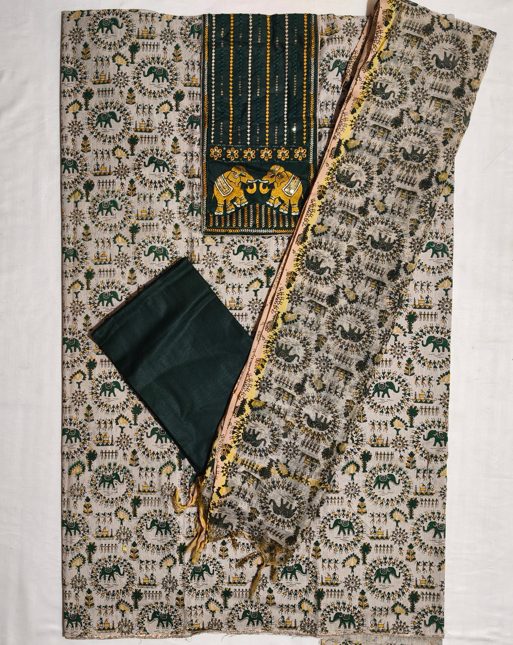 Gajlok Warli Dress Material