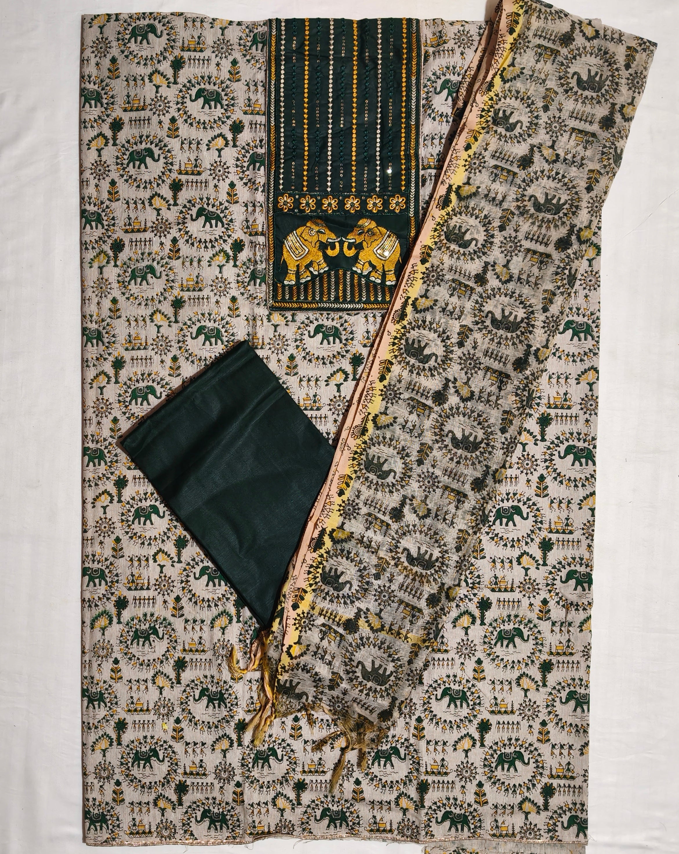 Gajlok Warli Dress Material