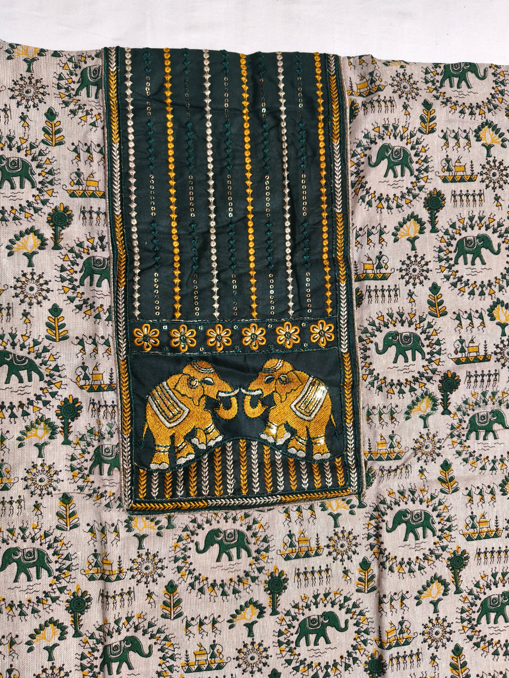 Gajlok Warli Dress Material