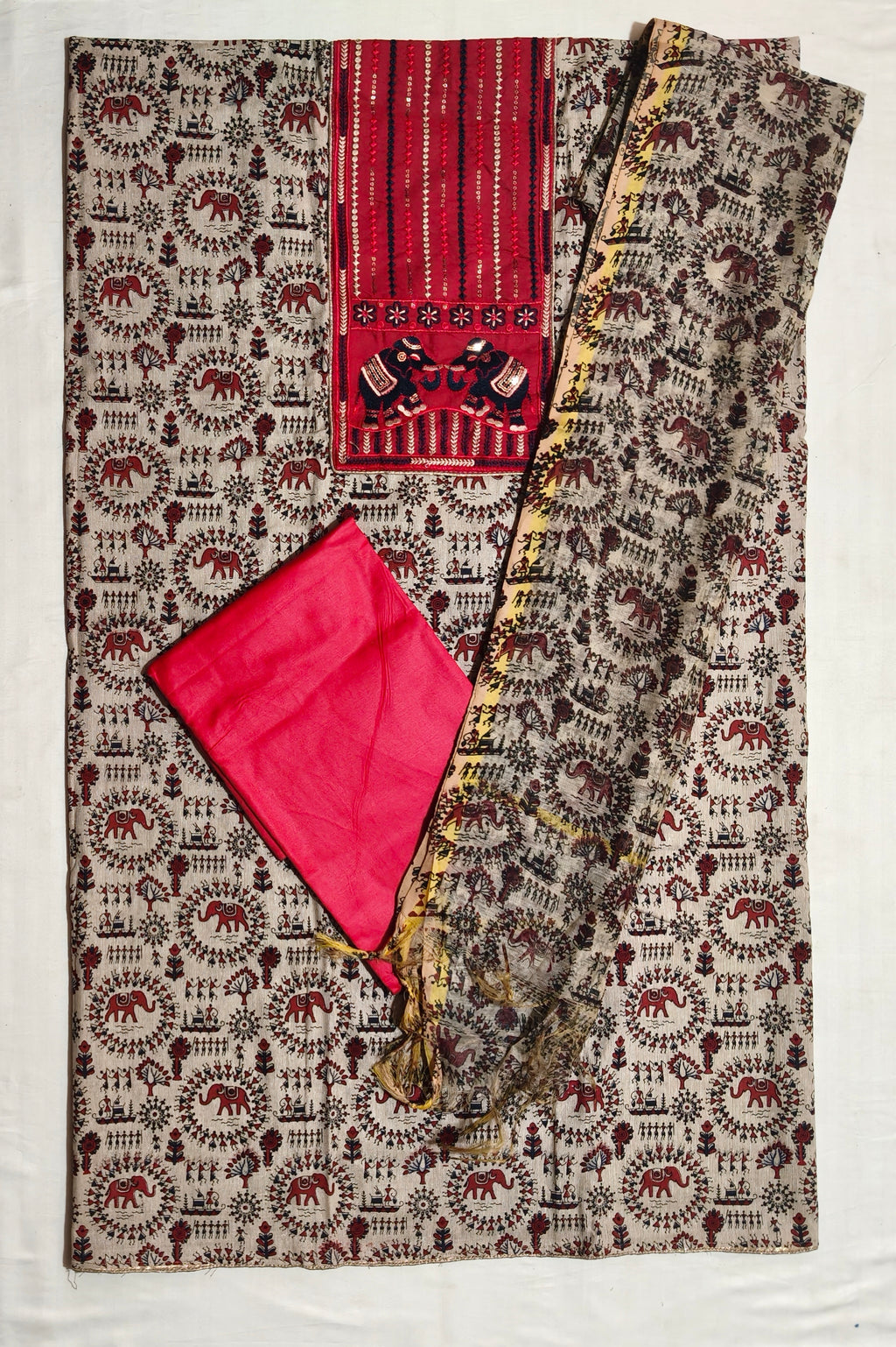 Gajlok Warli Dress Material