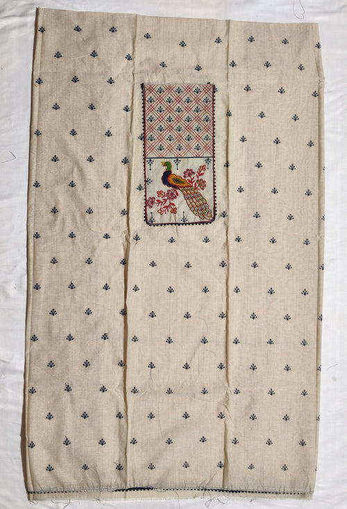 Mayur Neel Khadi Dress Material